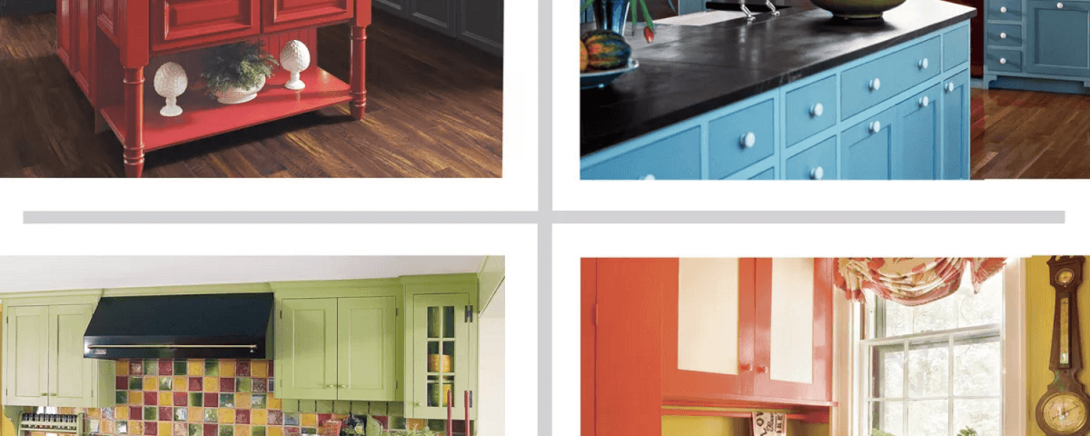 farbige Küchen